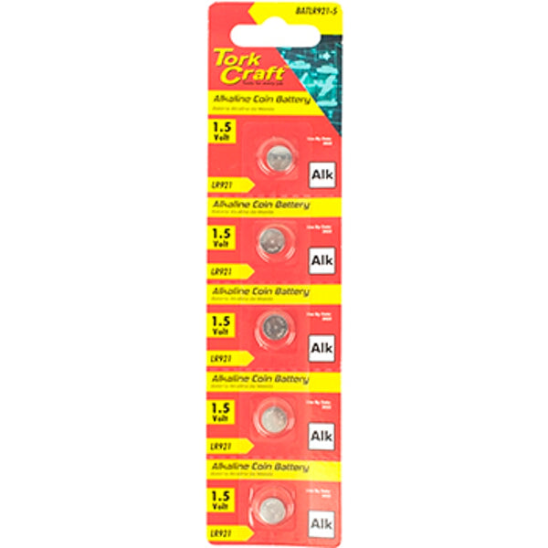 Lr921 Alkaline Coin Battery X5 Pack (Moq 20)
