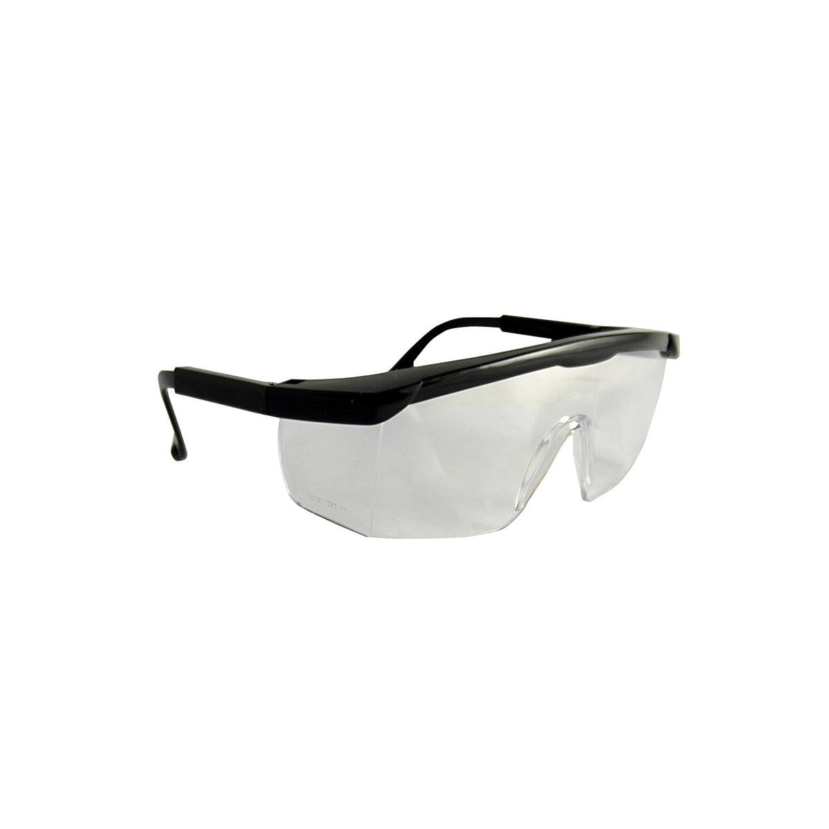 Safety Spectacles - Clear - Black - Frame