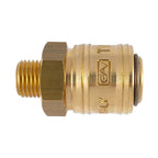 Gav Brass Male Quick Coupler 1/4'M