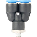 Aircraft Pu Hose Fitting Y Joint 12mm-1/8 M