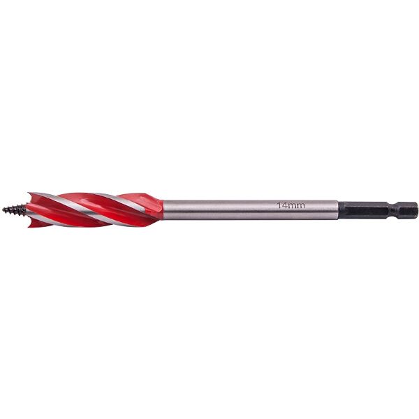 Tork Craft 4 Flute Wood Boring Bit 14mm