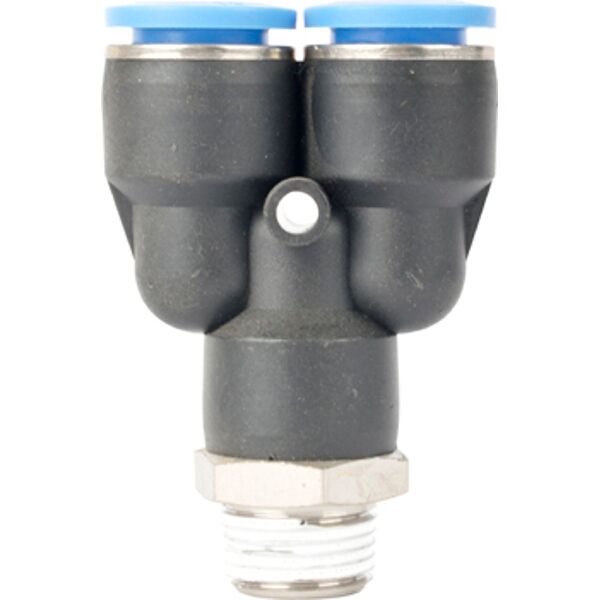 Aircraft Pu Hose Fitting Y Joint 12mm-3/8 M