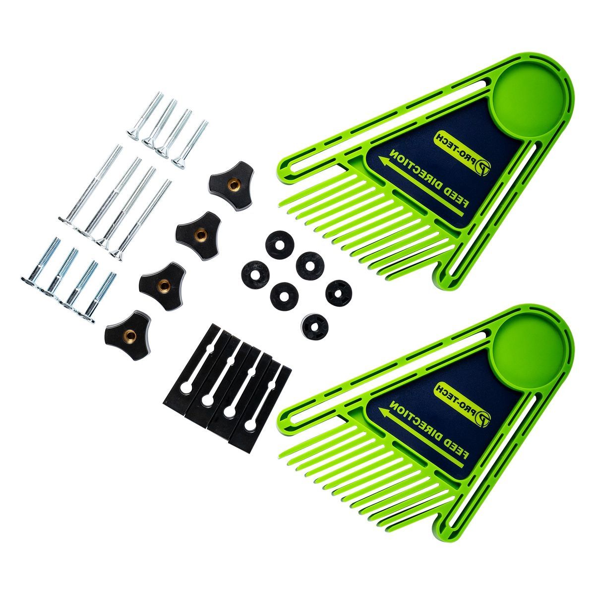Pro-Tech Feather Board 2Pc Set Multipurpose Incl. Fixing