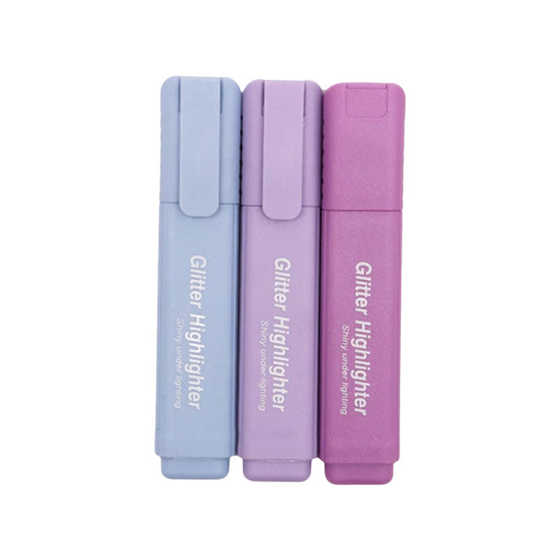 Art+craft glitter highlighter 3pc