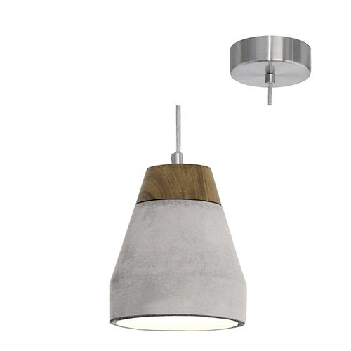 Tarega 1LT Pendant 150mm Grey/Brown