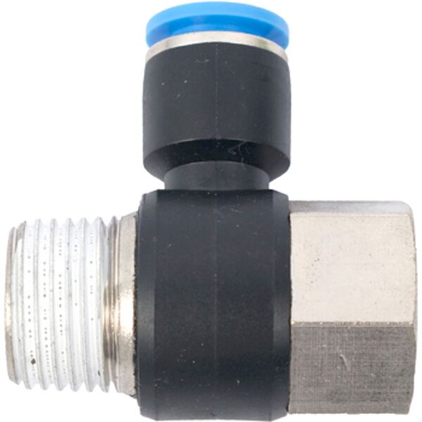 Aircraft Pu Hose Fitting Tee 10mm x 1/2'F x 1/2'M