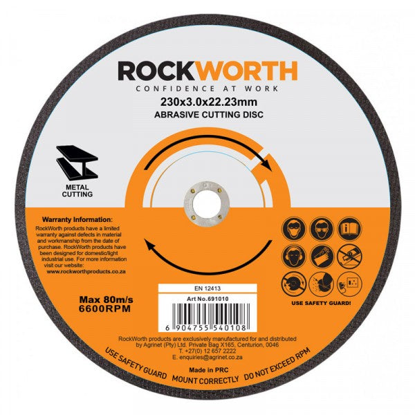 Rockworth Steel Cutting Disc - 350mm x 3.0mm
