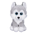 Husky - Dog Plush Toys - Stuffed - White & Grey - 23 cm
