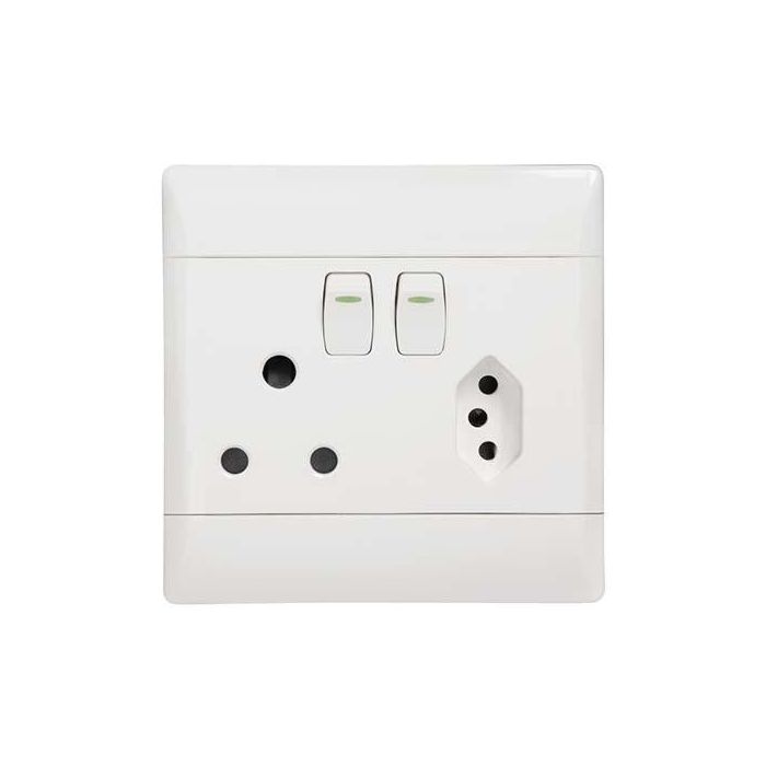 Cbi - Plug Switch Sa/Eu 4X4 White