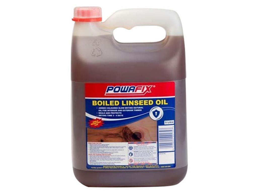 Powafix Boiled Oil Linseed - 5L