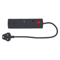 Multiplug 3Way Black E/Mate