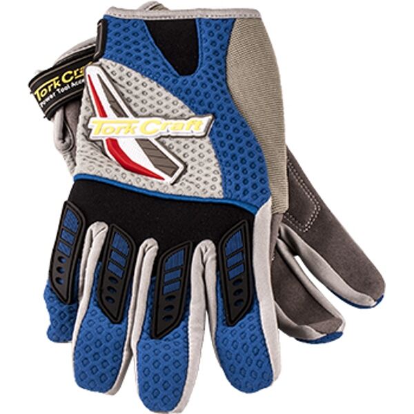 Tork Craft Mechanics Glove Large Back Blue