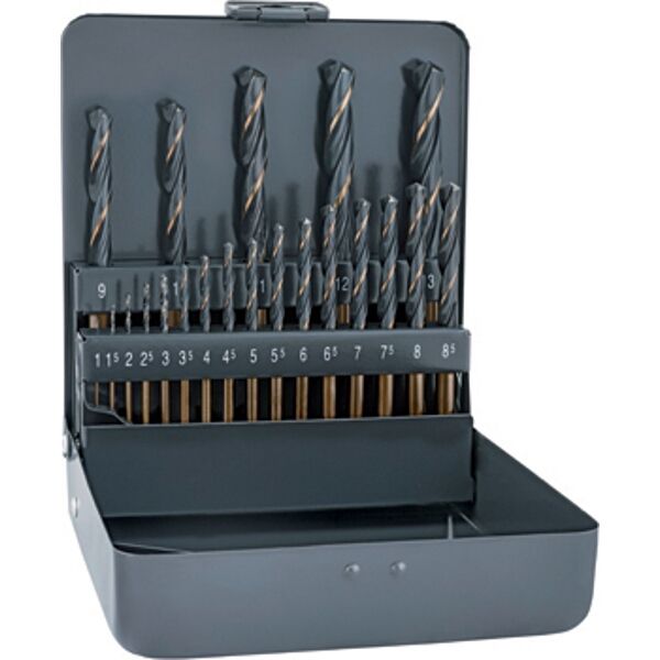 Alpen Sprint Master 21 Pce Set Km21 1 -8.5 X 0.5 9-13 X 1Mm Metal Box