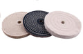 Tork Craft - White Buff/Mop Unstitched 150 x 50Ply x 1/2' Hole