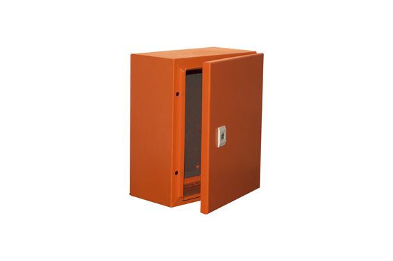 Enclosure Mild Steel 300x250x150mm IP65 Orange