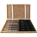 Tork Craft Chisel Set Wood Turning Hss 8 Piece Wooden Case