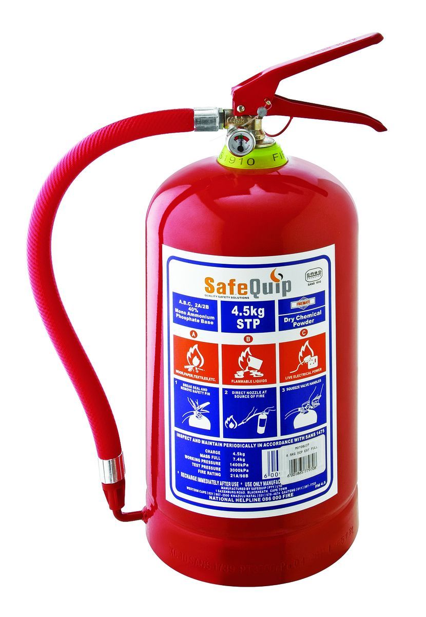 Safe-Quip 4.5kg DCP Fire Extinguisher