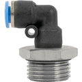 Aircraft Elbow W/O-Ring 6mm-1/2 M Pu Hose Fitting