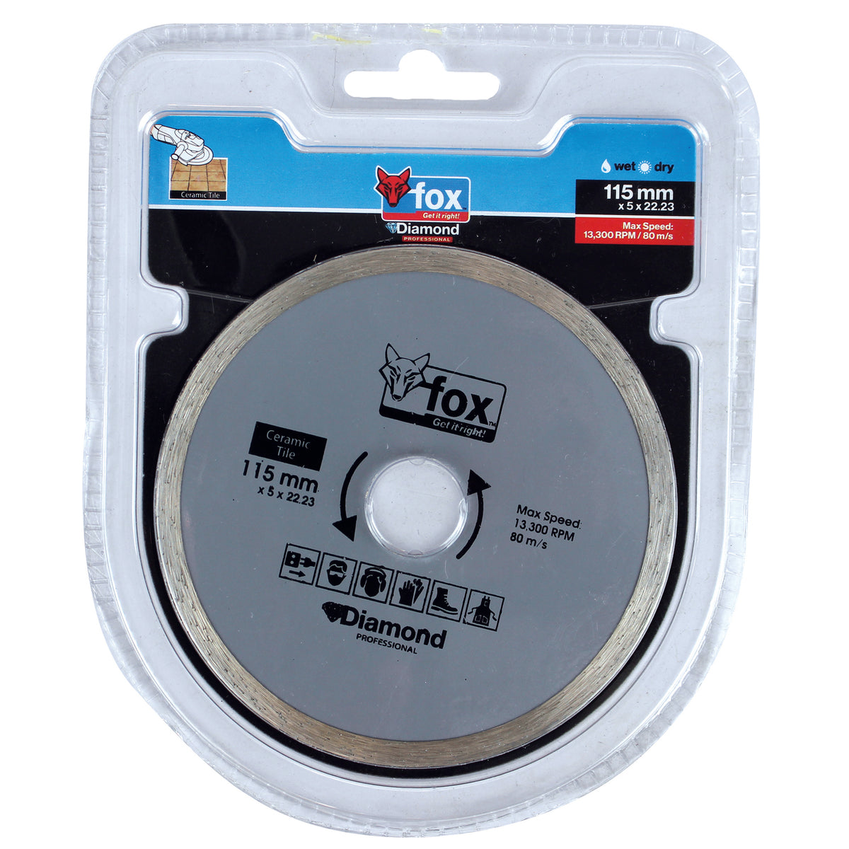 Fox - Diamond Disc - Tile Pro - 115mm