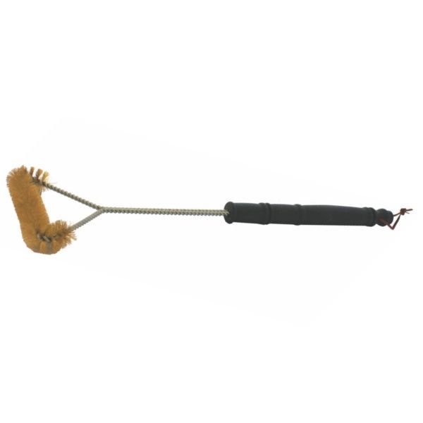 Tork Craft - Braai Bbq Three Side Brass Wire Brush 530Mm Handle 21' Tcw