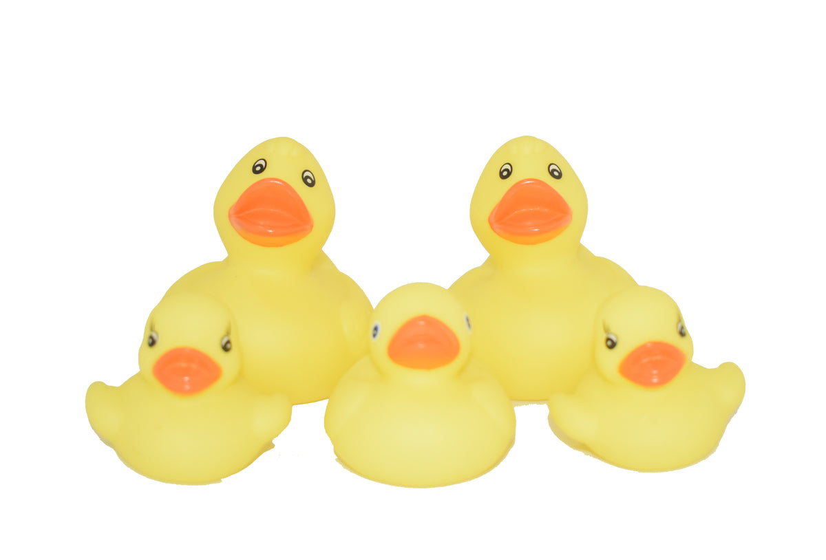 Rubber Vinyl Ducks - Pack of 5