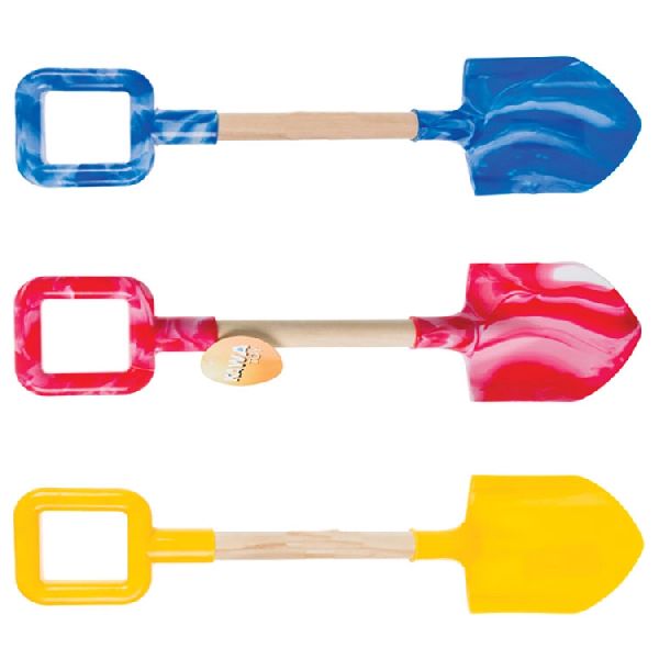 Kitro Wooden Handle Beach Spade Set 3 Piece 40cm