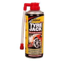 Shield Tyre-Jack Inflater Car 340ml