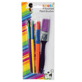 Khoki - Art & Craft - Paint Brushes - Artist - Large - Assorted - 4 Piece