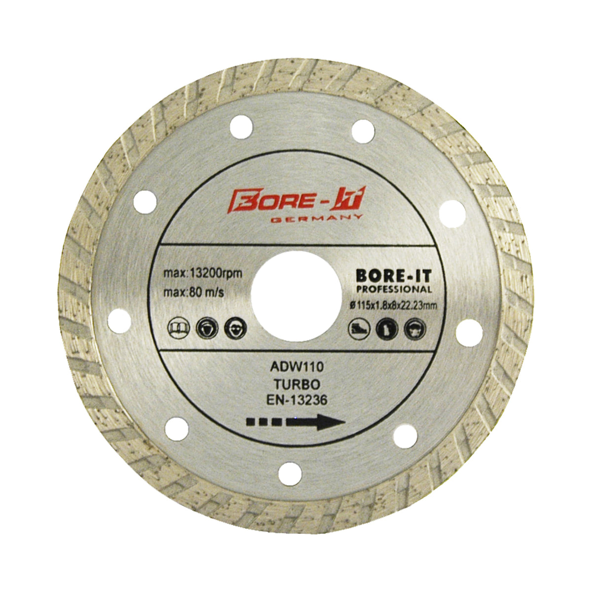 Bore-it - Diamond Blade - Turbo - 115mm