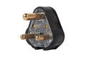 Nexus - Plug Top 16A Synthetic Rubber Solid Brass