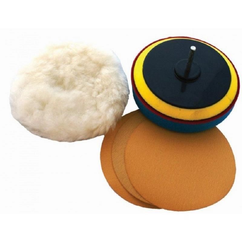 Sanding & Polishing Kit 125mm 5' with 400-600 And 800 Grit