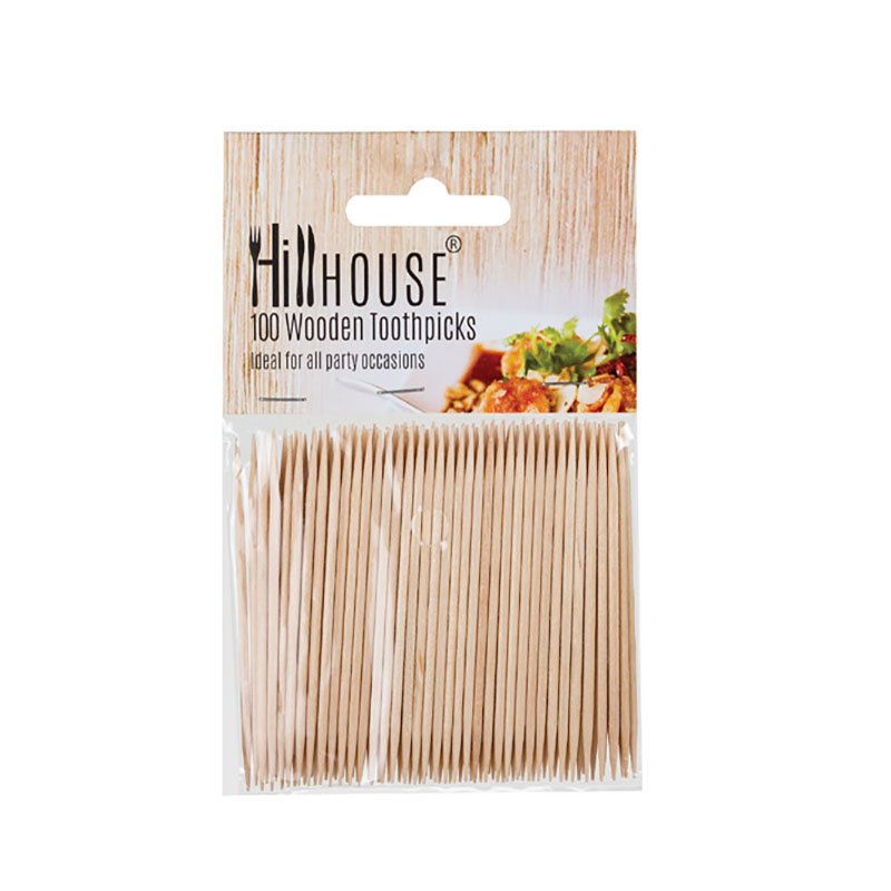 Hill House - Toothpicks - Kitchen Accessories - Wooden - 100 Pieces