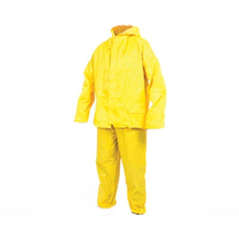 Rainsuit Rubberised Nylon Small Yellow