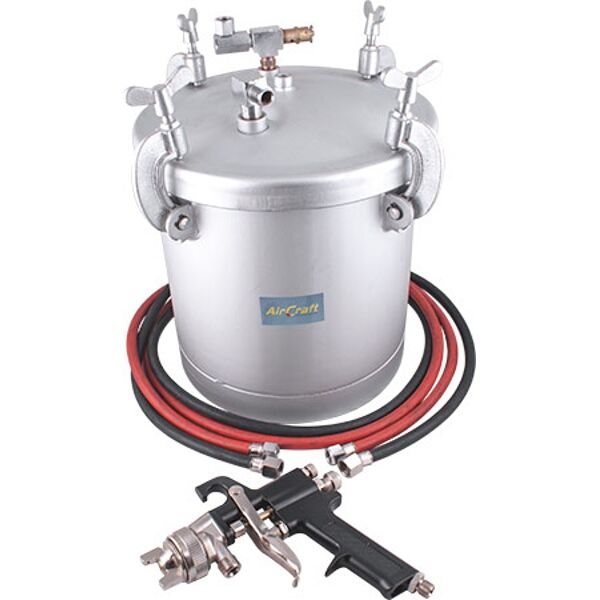 Aircraft 10L Paint Pot Wiht 2M Hose And Gun No Cup