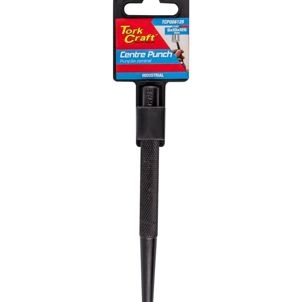 Tork Craft Centre Punch 6 X10 X125Mm (Black Finish)