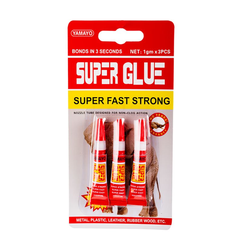 Super Glue - DIY Accessories - Glue - 1 gm - 3 Pieces