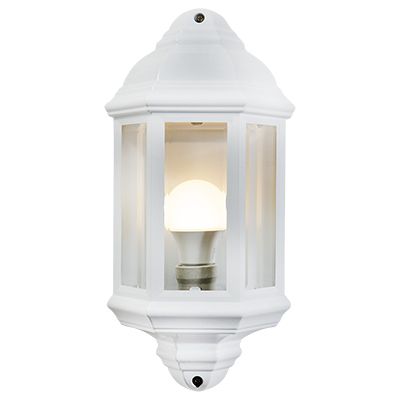 Lantern 3 Panel Half Wall White