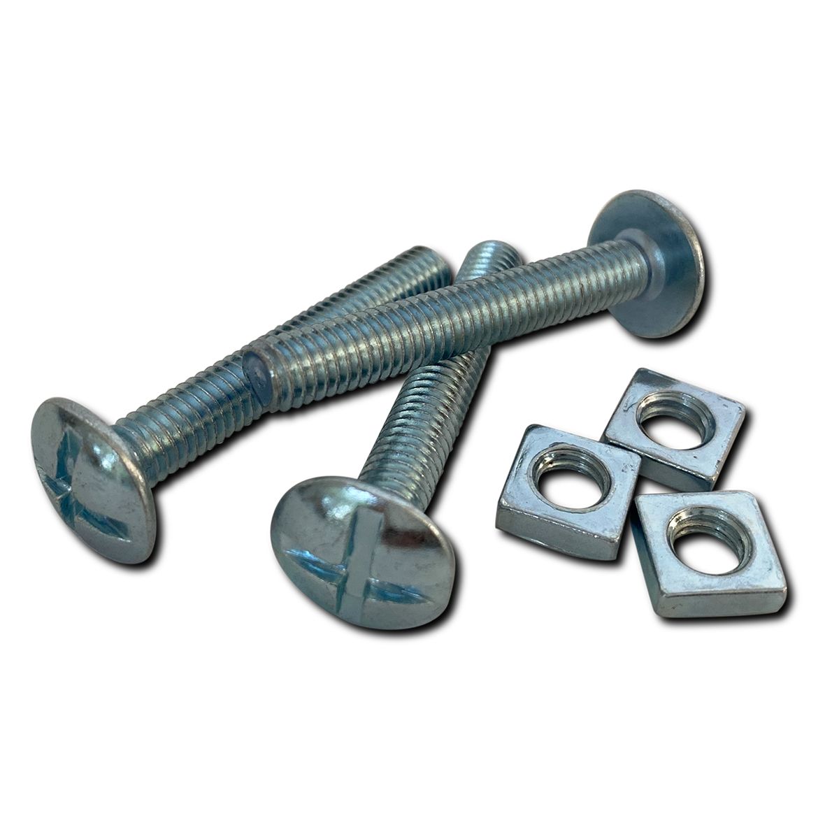 Ifasten Bolt & Nut Gutter M6x25mm - 25 Pack