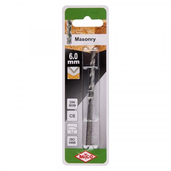 Mitco Masonry Drill Bit - 6.0 x 100mm