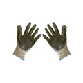White Cotton Gloves with Grey Rubber Protection gloves