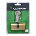 Kaufmann - Cylinder Euro Only 65mm Solid Brass