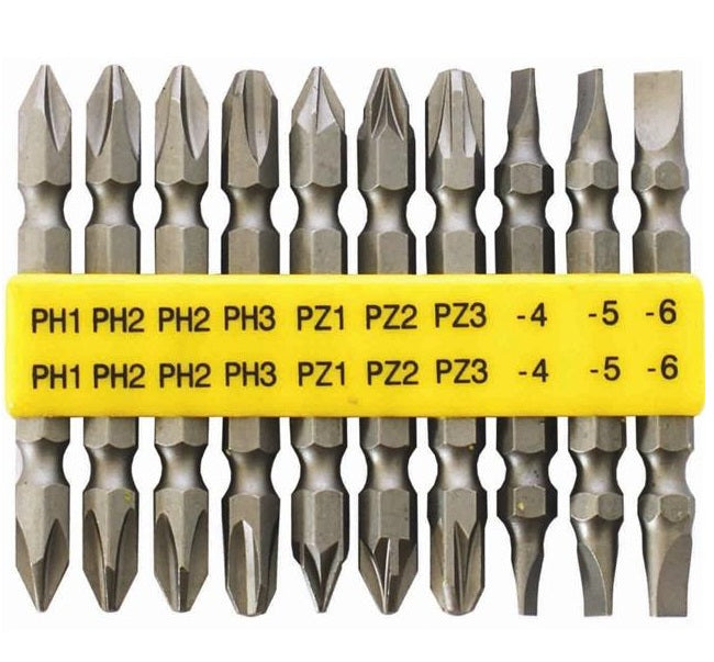 Tork Craft - 10 Piece - Screwdriver - Double End Set - Ph/Pz/Sl