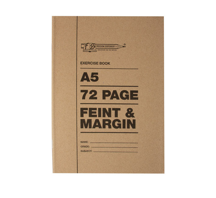 FS - Book - Soft Cover - Feint & Margin - A5 - 72 Page