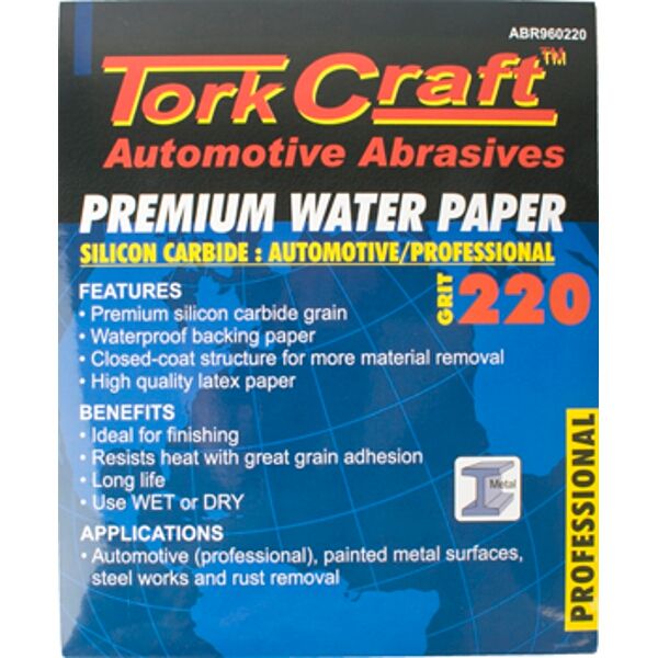 Tork Craft Waterproof Paper 220 Grit 230 X 2850 PCE