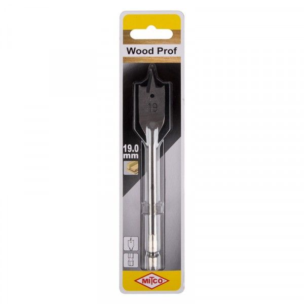 Mitco Wood Flat Drill Bit - 19mm