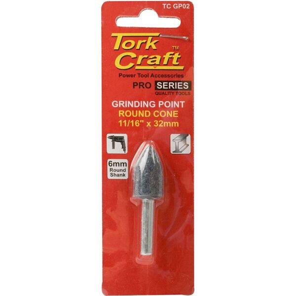 Tork Craft Grinding Point Round Cone