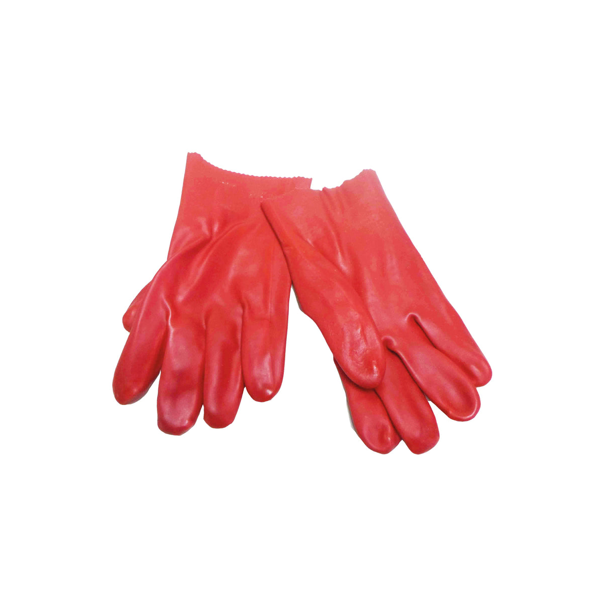 Glove - Pvc - Open Cuff - Red - 27cm