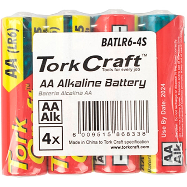 Lr6 4S Aa 1.5V Battery X4 Pack Shrink Wrap (Moq 30)