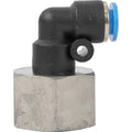 Aircraft Pu Hose Fitting Elbow 6mm-1/2 F