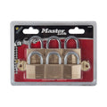 Mackie - Master Pad Lock Brass 6Pack 50mm Keyd Alike